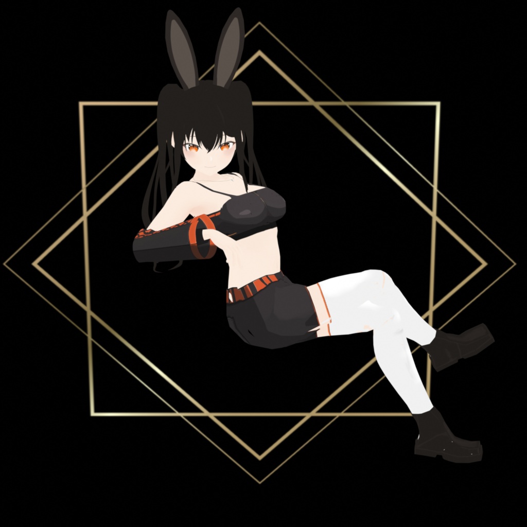 【セール・sale】Rika origional 3D model for VRChat Cluster 対応