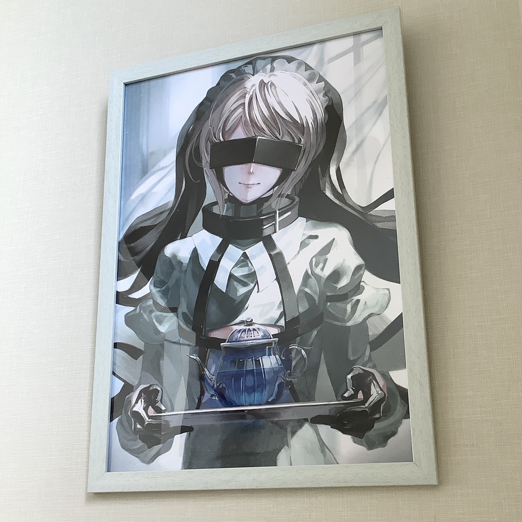 額付き 絵 『メイド』