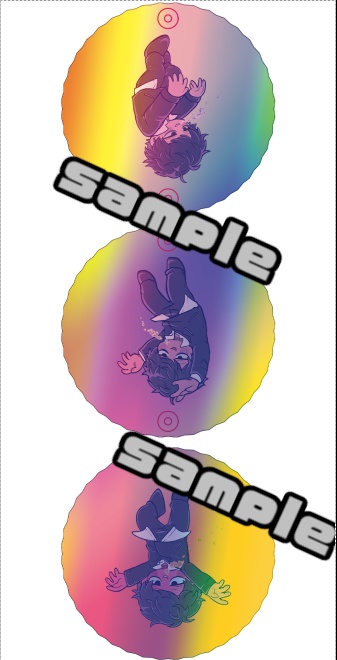 【受注生産】酒に溺れる3連アクキー【9月末まで】