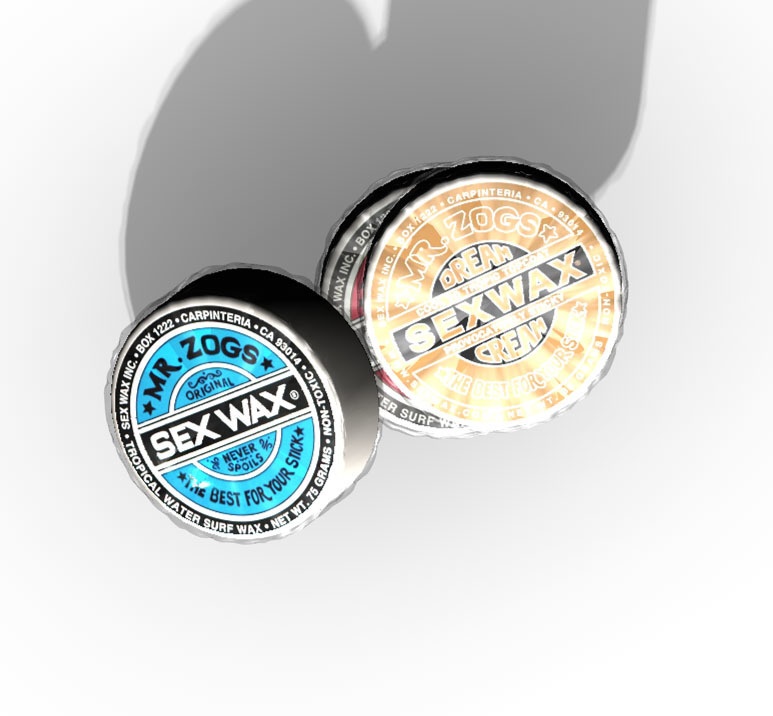SURF BOARD用 WAX 3Dデータ販売 FREE!!!