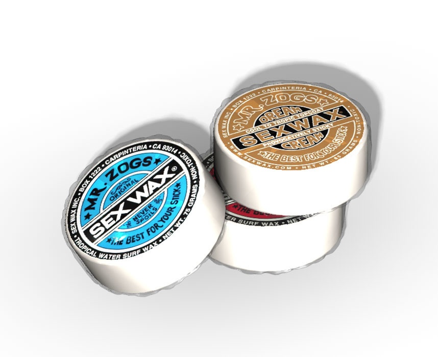 SURF BOARD用 WAX 3Dデータ販売 FREE!!!