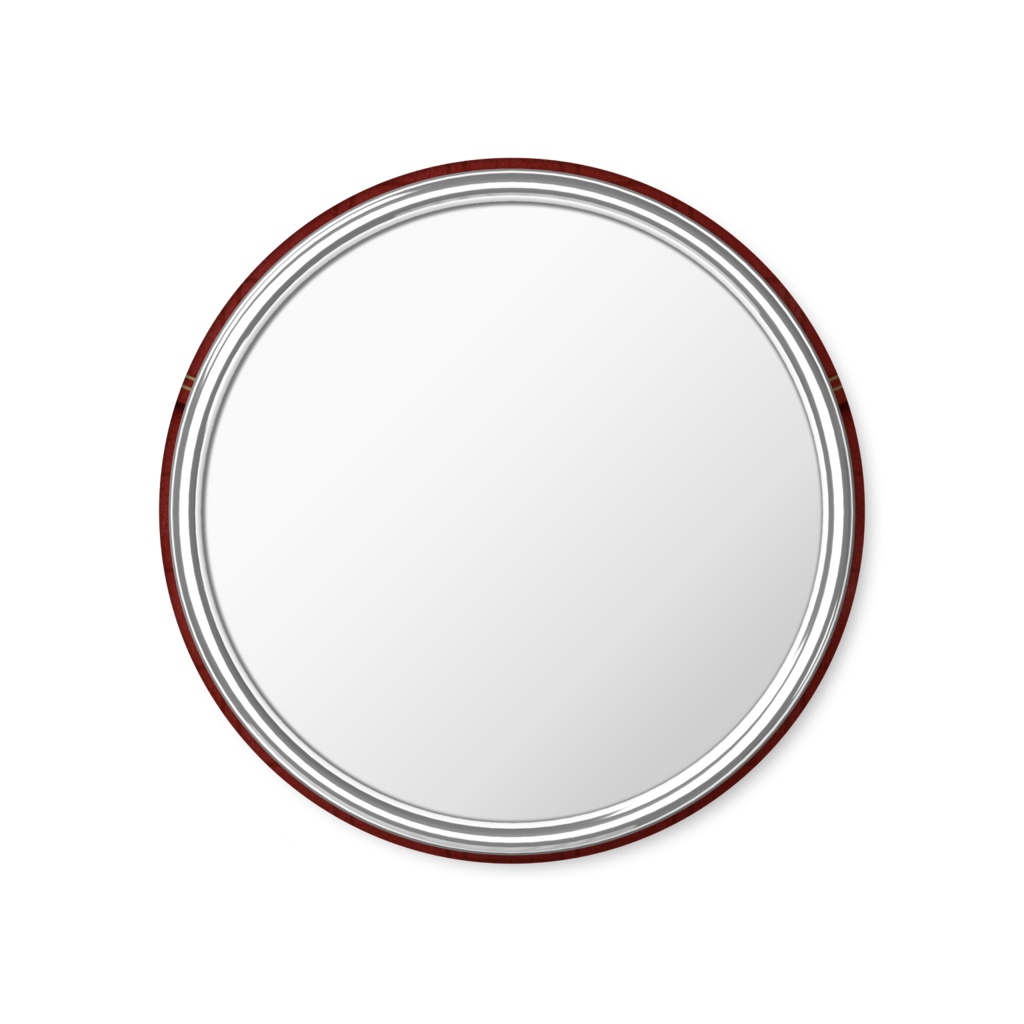 封筒風缶ミラー(赤)