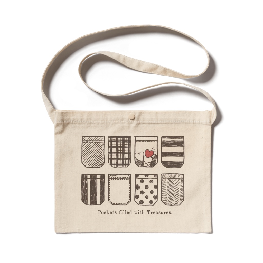 サコッシュ<ポケットいっぱいの宝物を>