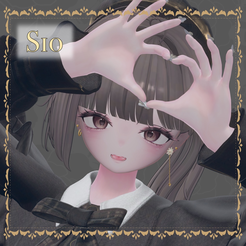 【7アバター調整済】Flower Earring