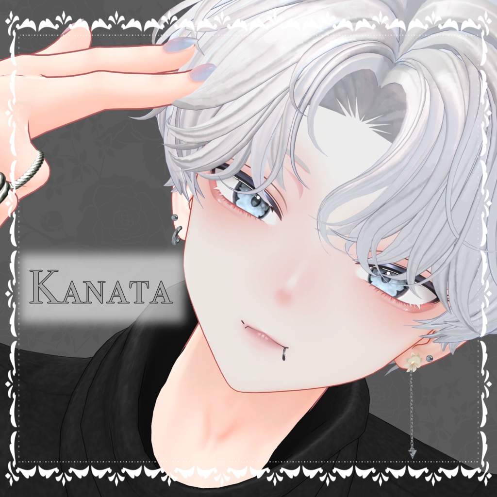 【7アバター調整済】Flower Earring