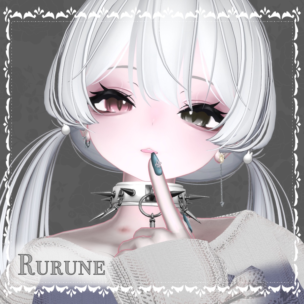 【7アバター調整済】Flower Earring