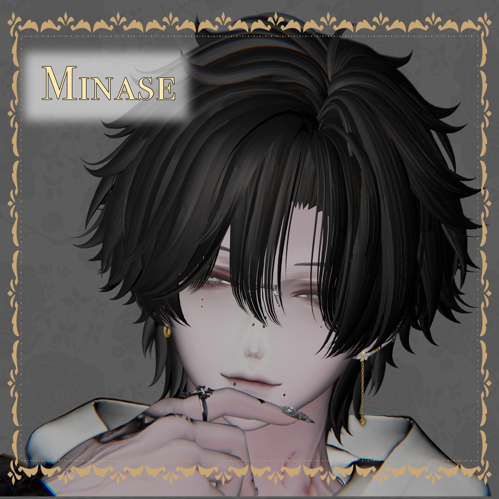 【7アバター調整済】Flower Earring