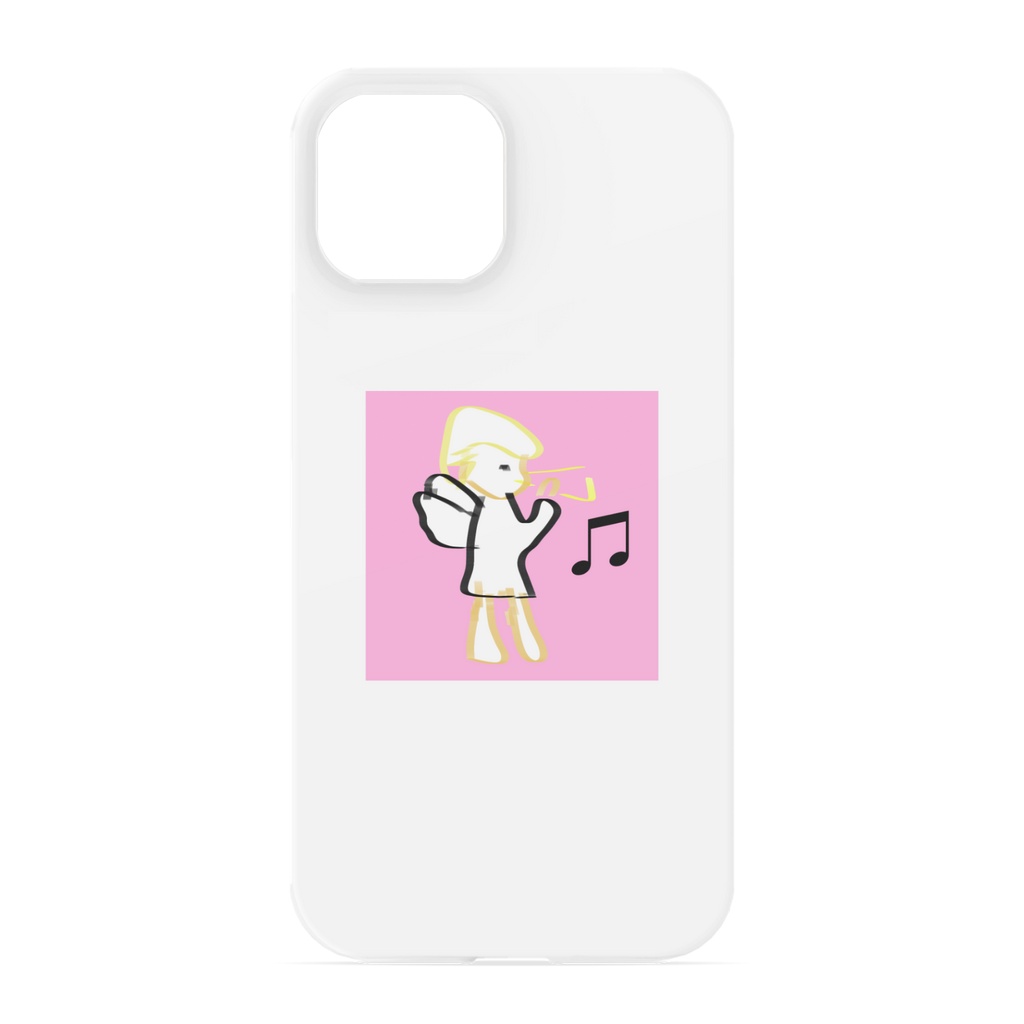 iPhoneケース(天使)