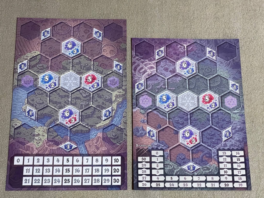 モンスターヘクス 新2人用マップ