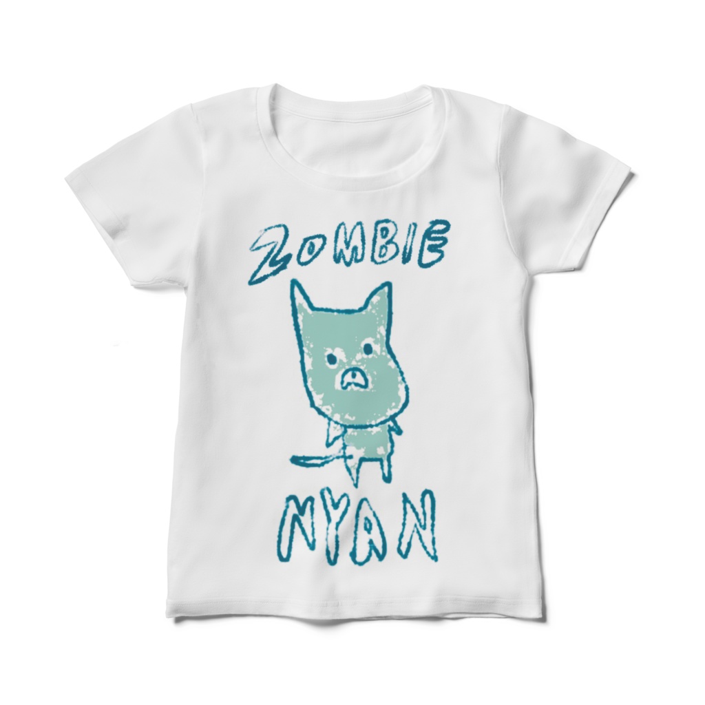 NYAN(ゾンビ)Tシャツ レディース