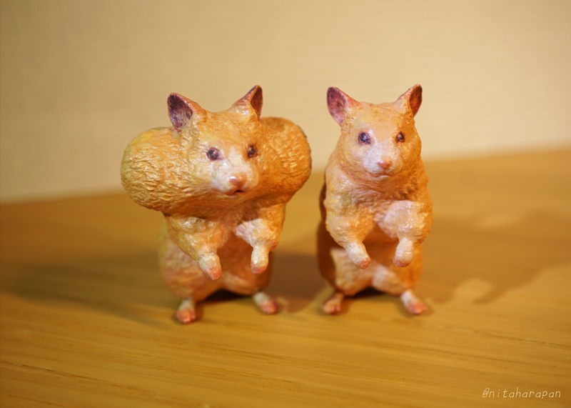 ●展示のみ●きぼり風ぱんちゃんずA (ノーマル・ガチャサイズ)