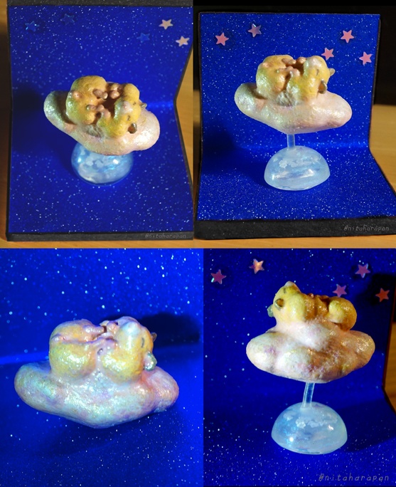 すやすやぱんちゃん(先着 星空ジオラマ台付き)