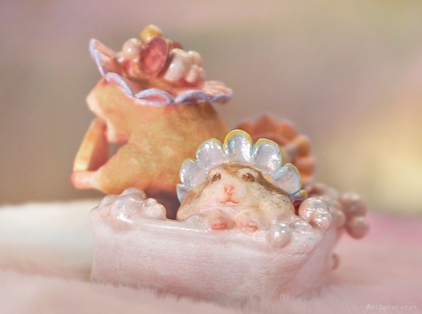 ハムスターズ・シャンプーハット ジオラマフィギュアセット