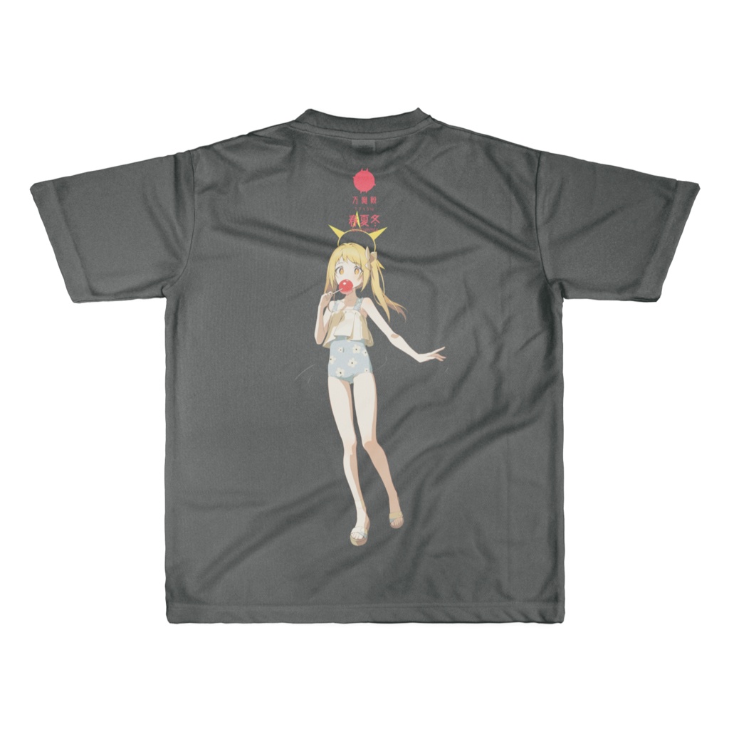 イブキちゃんFCフルグラTシャツ・黒