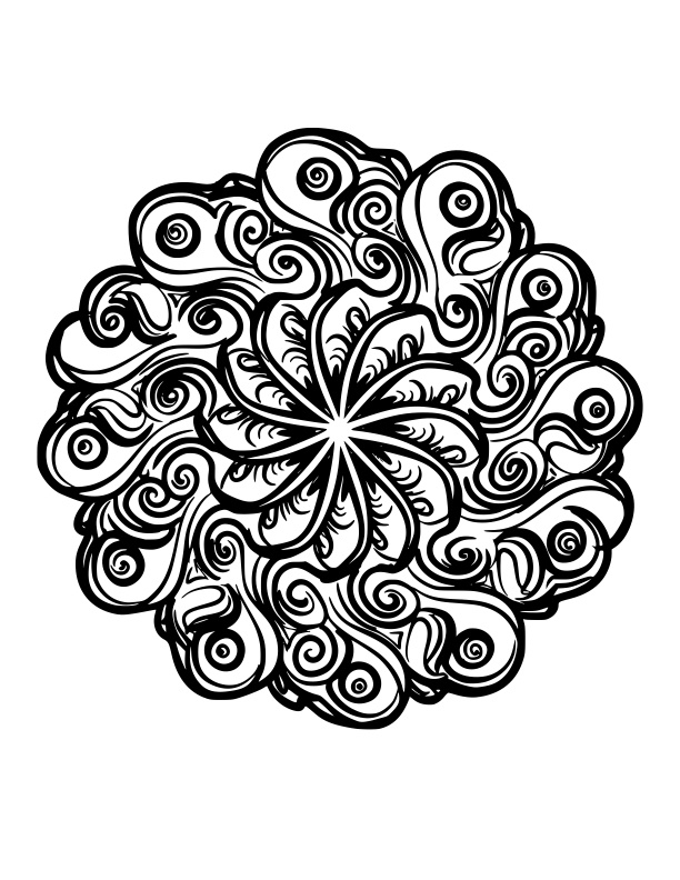 Mandala Coloring for Adults: The Grand Harmony Edition マンダラ・カラーリング・フォー・アダルツ:グランド・ハーモニー・エディション 🩷 Series Volume 1 / シリーズ第1弾 by Anchovies(アンチョビーズ)