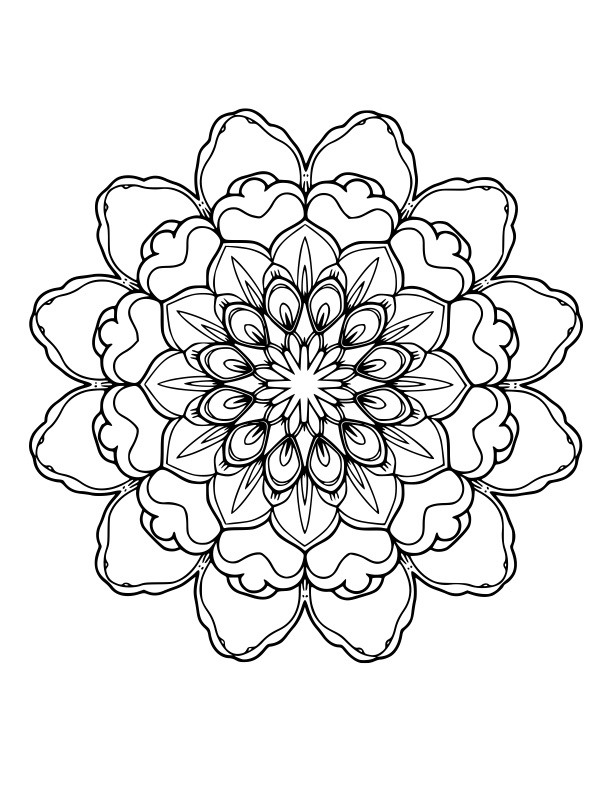 Mandala Coloring for Adults: The Grand Harmony Edition マンダラ・カラーリング・フォー・アダルツ:グランド・ハーモニー・エディション 🩷 Series Volume 1 / シリーズ第1弾 by Anchovies(アンチョビーズ)