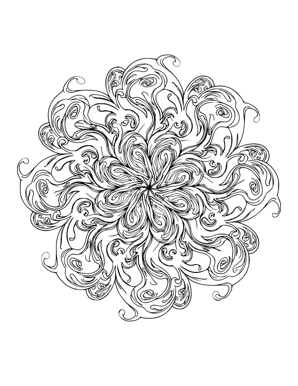 Mandala Coloring for Adults: The Grand Harmony Edition マンダラ・カラーリング・フォー・アダルツ:グランド・ハーモニー・エディション 🩷 Series Volume 1 / シリーズ第1弾 by Anchovies(アンチョビーズ)