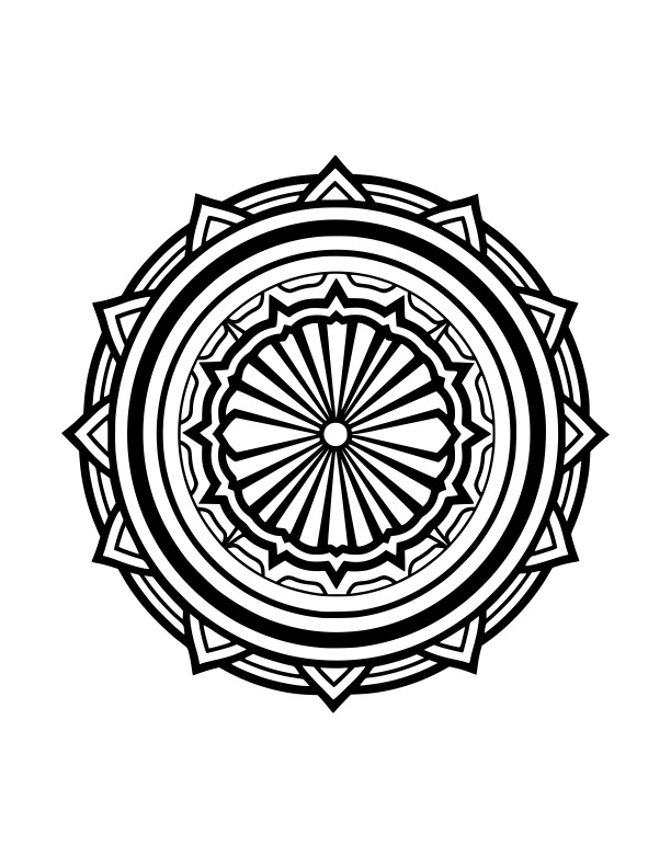 Mandala Coloring for Adults: Stress Relief Edition