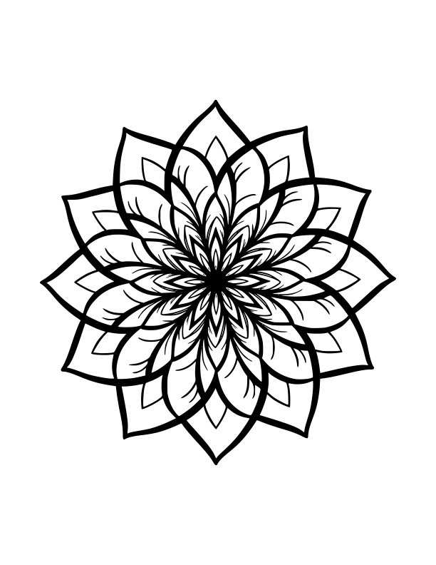 Mandala Coloring for Adults: Stress Relief Edition