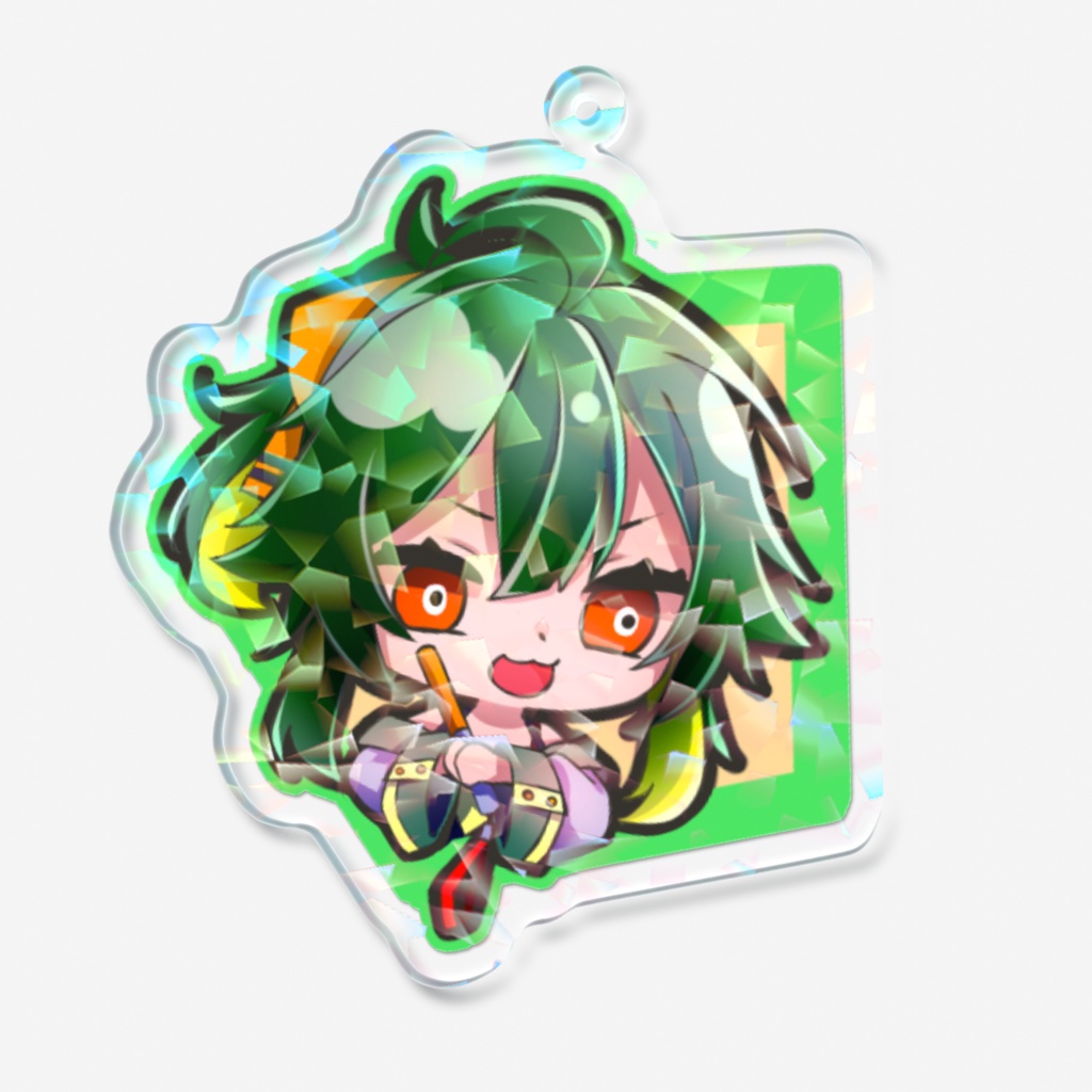 キラキラアクリルキーホルダー ちびキャラ