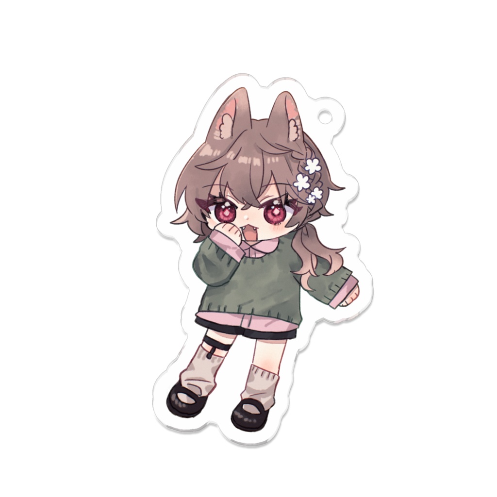 花くんちゃんアクリルキーホルダー