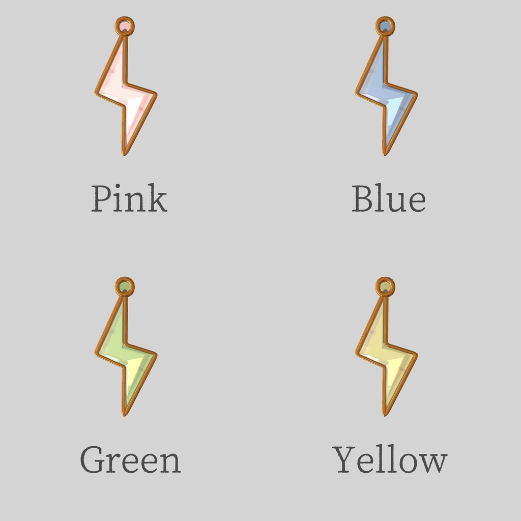 雷のイヤリング