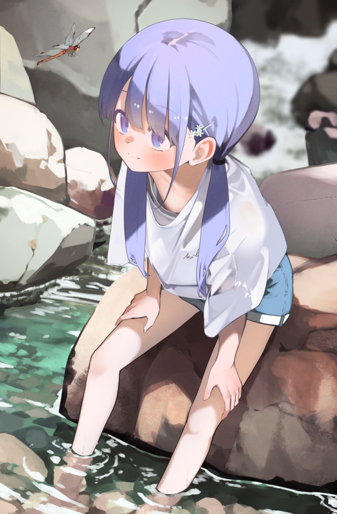 瀬凪ちゃんと川