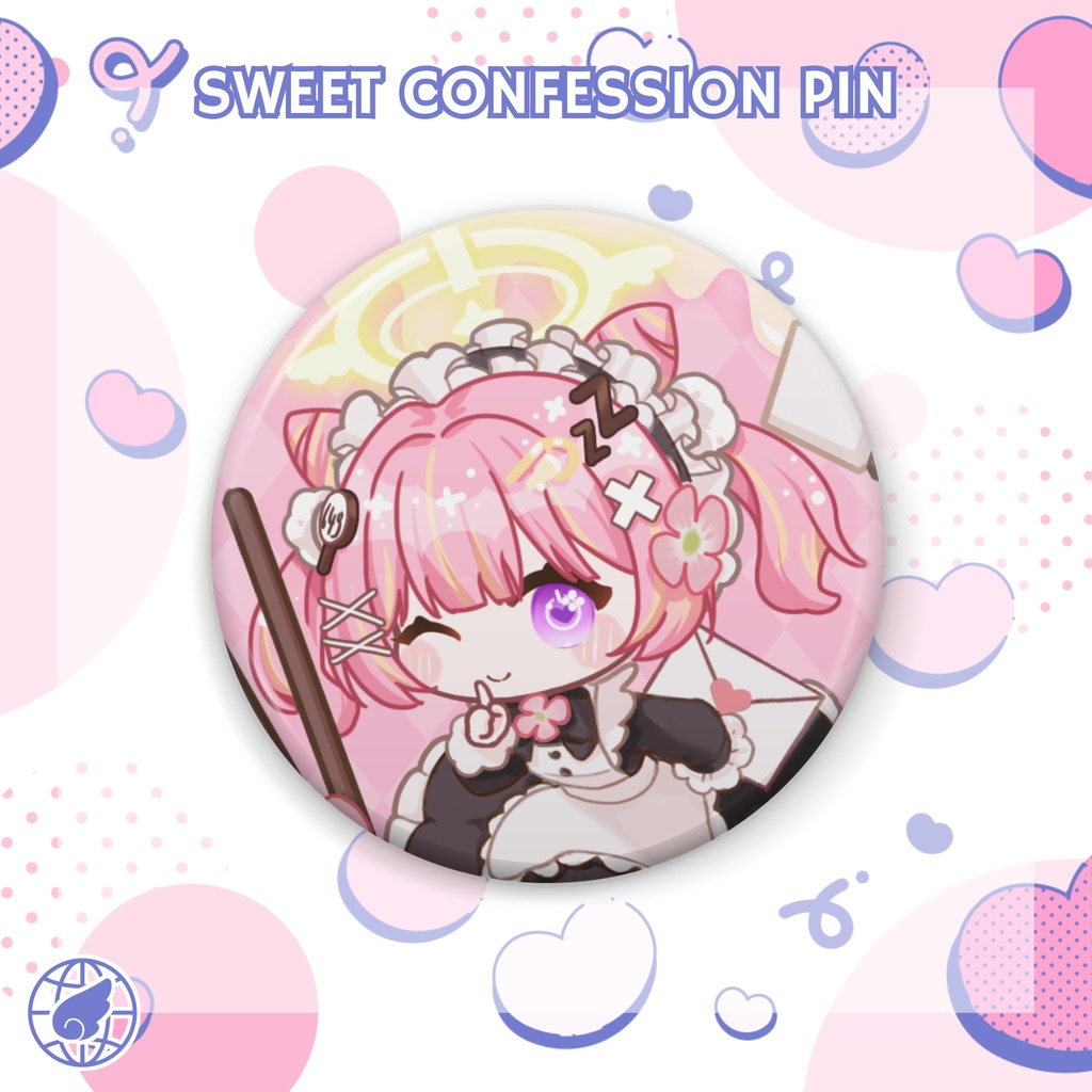 5.5周年記念イベントのグッズ - 天女ゆい ピンバッジ - 57 mm