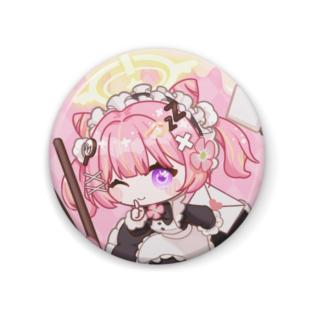 5.5周年記念イベントのグッズ - 天女ゆい ピンバッジ - 57 mm