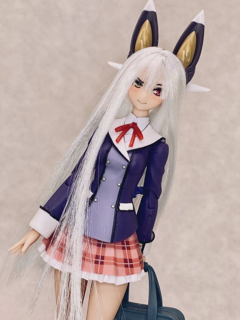 メガミデバイス朱羅、皇巫シリーズ専用ウィッグ改