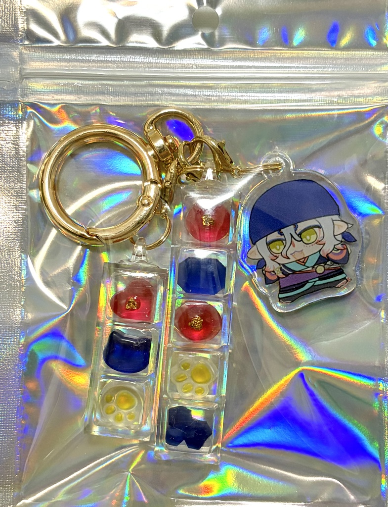 (坤ver)アクリル&琥珀糖キーホルダー