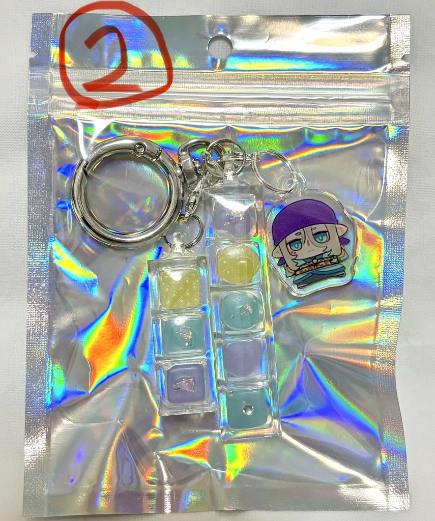 (離ver②)アクリル&琥珀糖キーホルダー