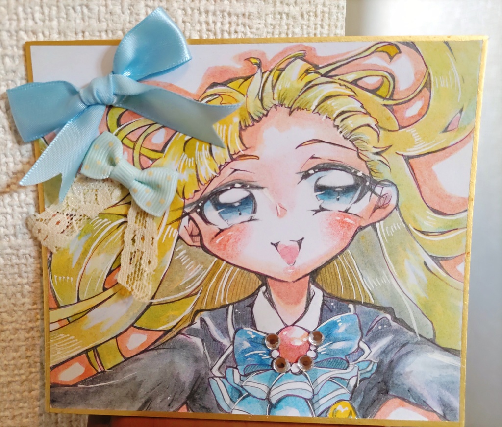 スクスト♡直筆手描き色紙♡シャルロッテ