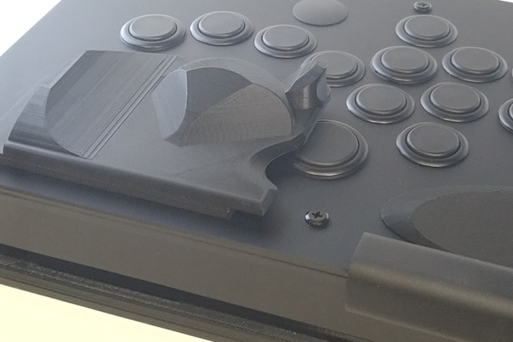 【STLファイルのみ】レバレスアケコン用パームレスト