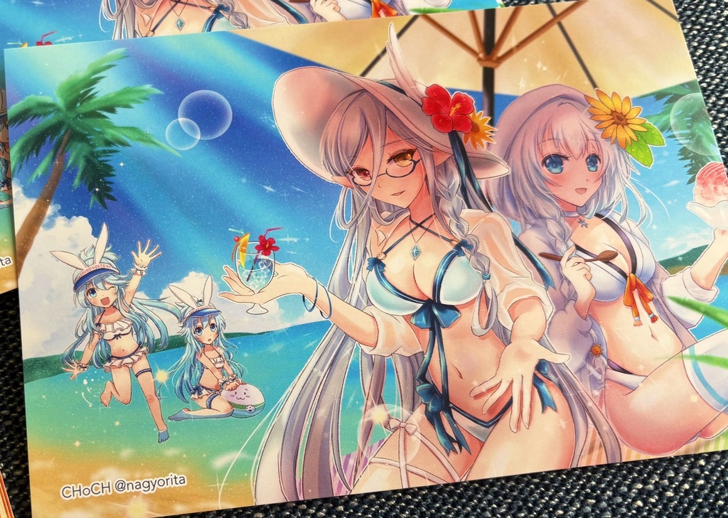 ボルテ水着女子ポストカード