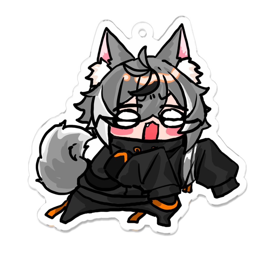 みに甘噛ろあ アクリルキーホルダー