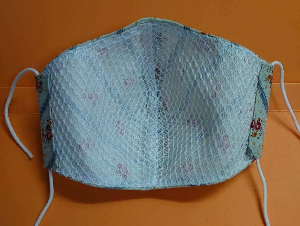 レディース 小花柄マスク