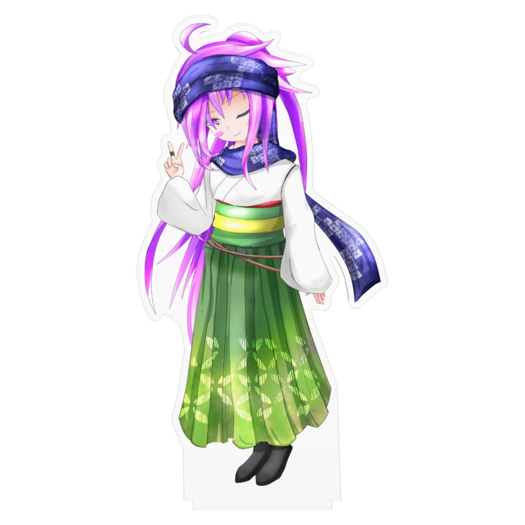 ミレンちゃんアクリルフィギュア-べるさん衣装Ver.