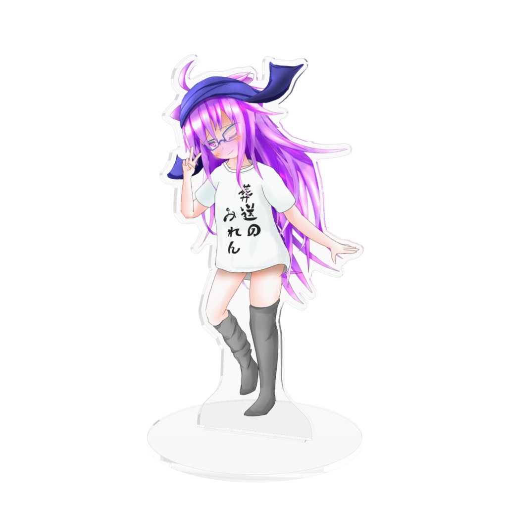 ミレンちゃんアクリルフィギュア-部屋着Ver.