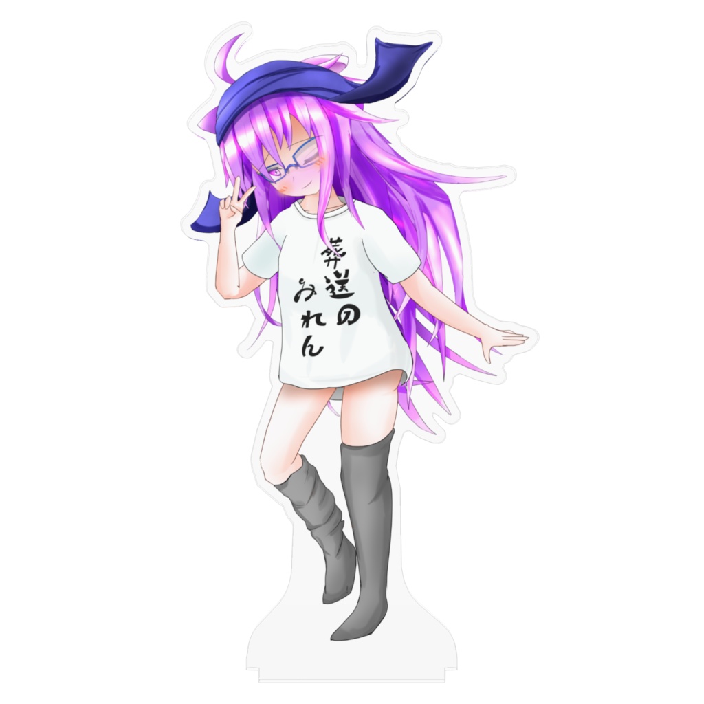 ミレンちゃんアクリルフィギュア-部屋着Ver.