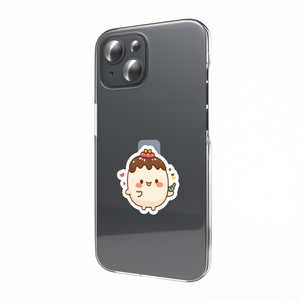 ぷにん スマホステッカー