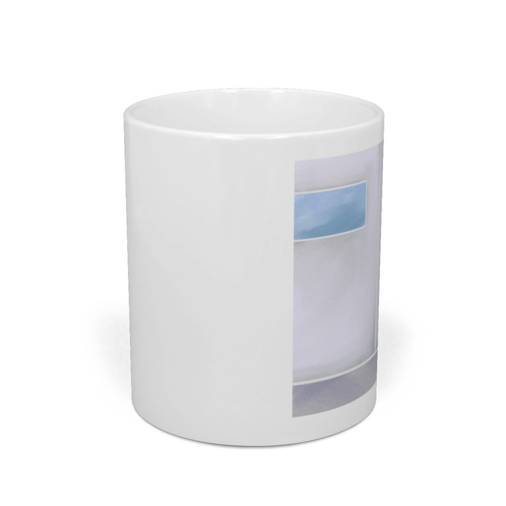 部屋の絵のマグカップ