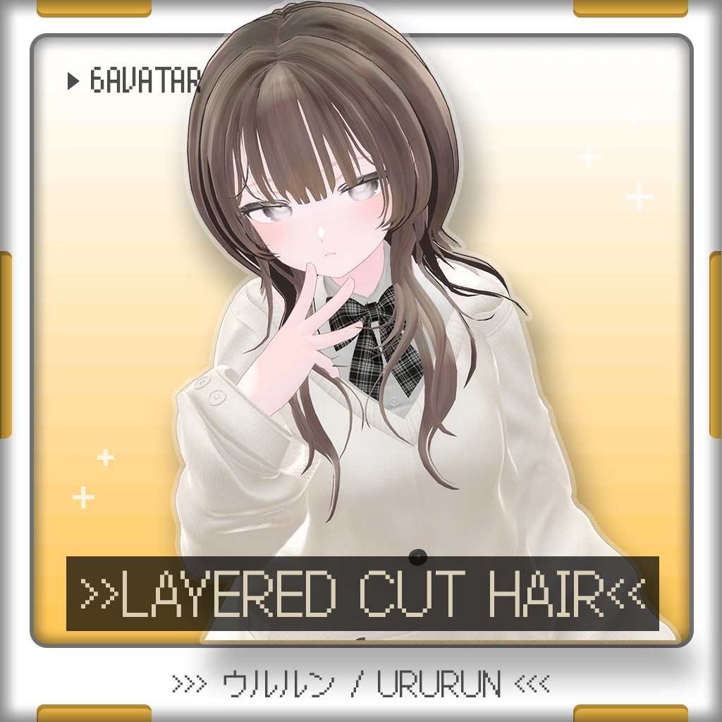 【6アバター対応】Layered Cut Hair ✶ レイヤーカットヘア ✶