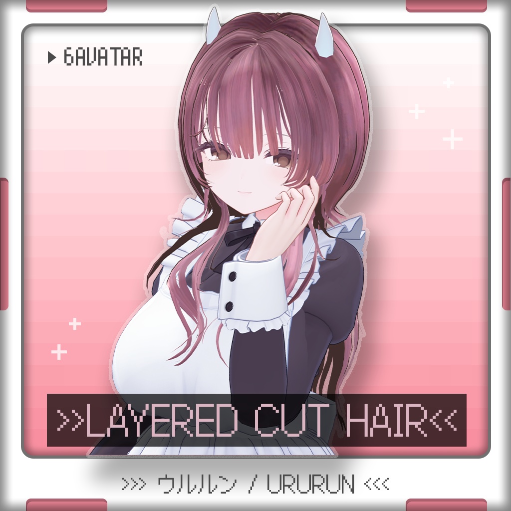 【6アバター対応】Layered Cut Hair ✶ レイヤーカットヘア ✶