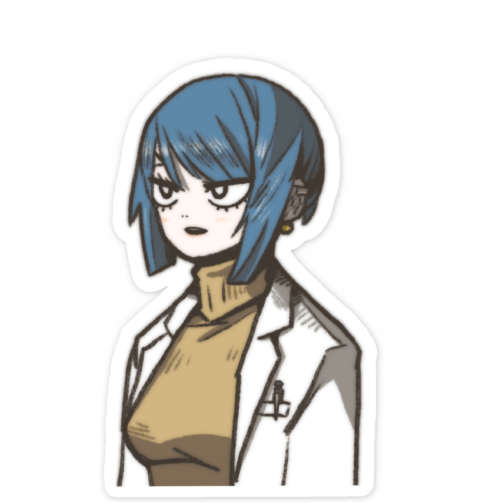 【2周年記念】かざね先生のステッカー