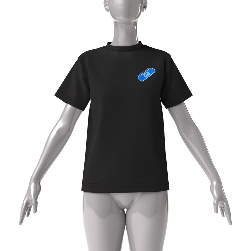 【2周年記念】ロゴマーク01ビックシルエットシャツ