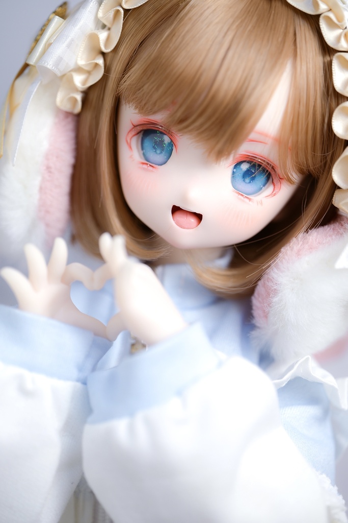 DDH-22 セミホワイト肌 カスタムヘッド（ソフビ盛り）