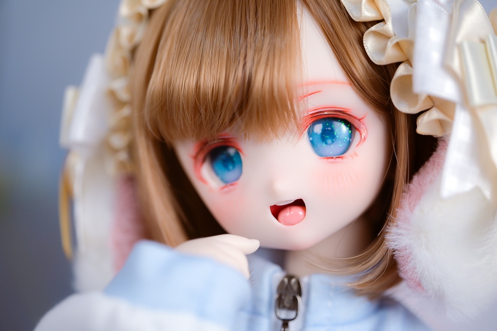 DDH-22 セミホワイト肌 カスタムヘッド（ソフビ盛り）