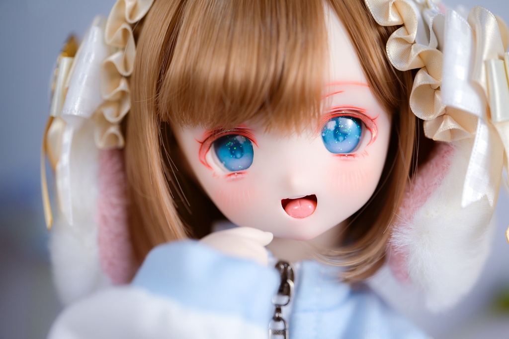 DDH-22 セミホワイト肌 カスタムヘッド（ソフビ盛り）