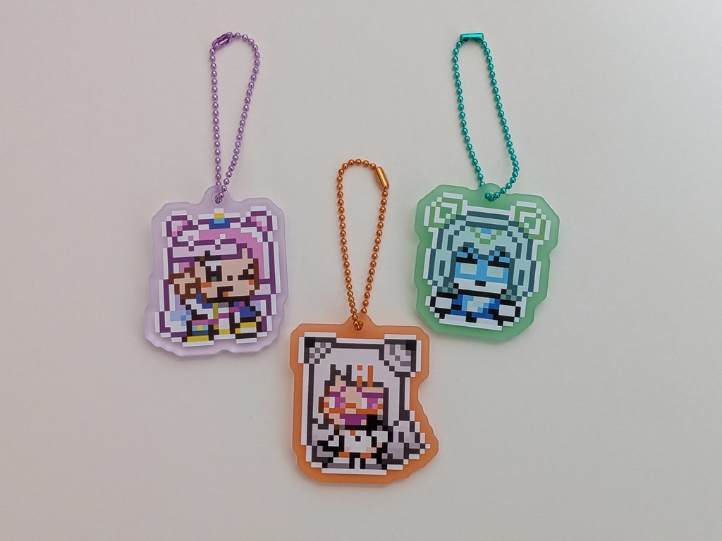ドット絵アクキー「ぷにる」